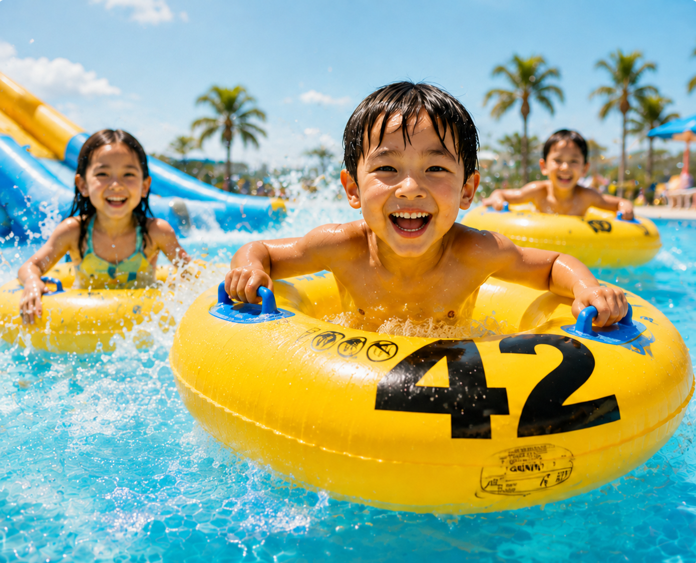 Children enjoying water play