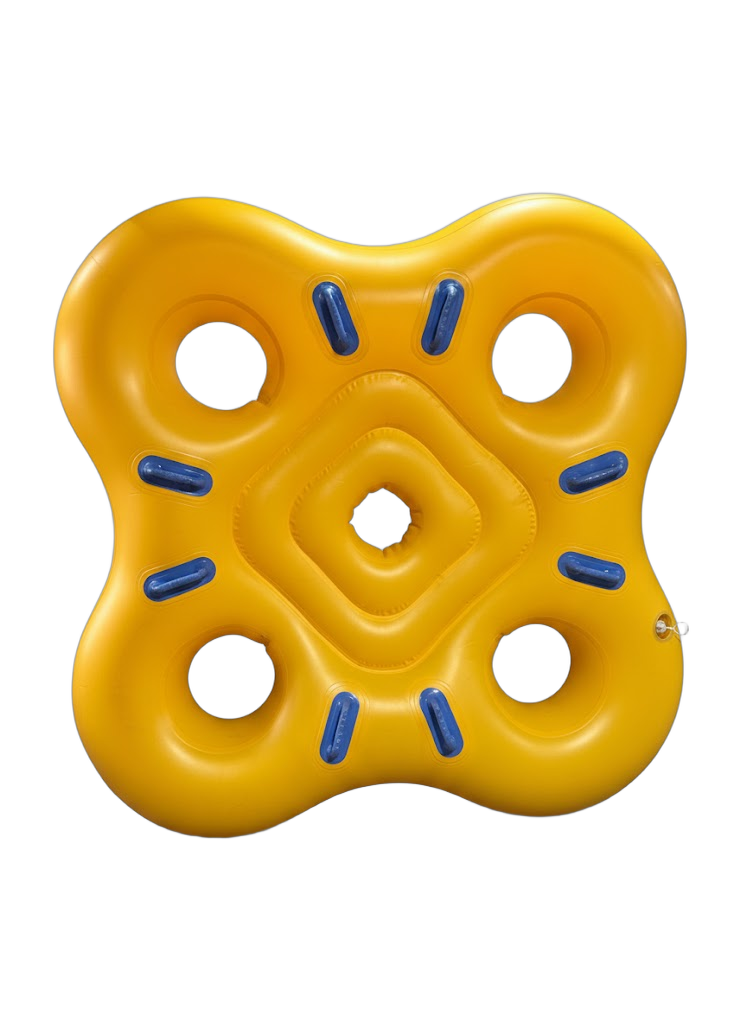 Quad raft inflatable